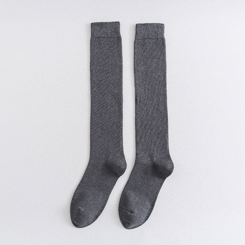 Chaussettes hautes élastiques (3 paires) - Gris foncé - EU39-45 (US6-11) - image 19
