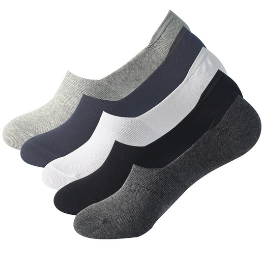Chaussettes invisibles absorbantes de transpiration grande taille (10 paires)