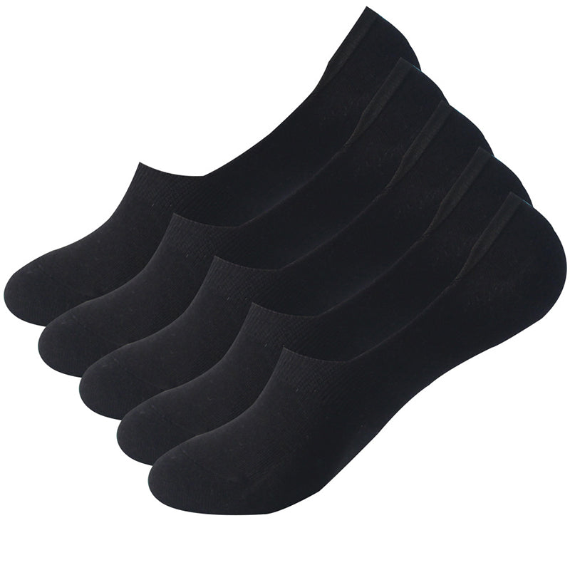 Chaussettes invisibles Plusock absorbant la transpiration (10 paires) - Noir - EU39-44 (US6-10) - image 15