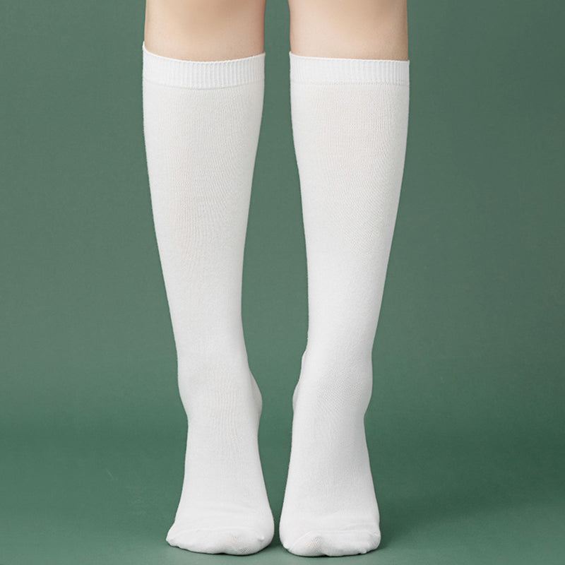 Chaussettes hautes douces pour la peau (2 paires) - Blanc - Convient aux personnes de 88 à 220 lb - image 4