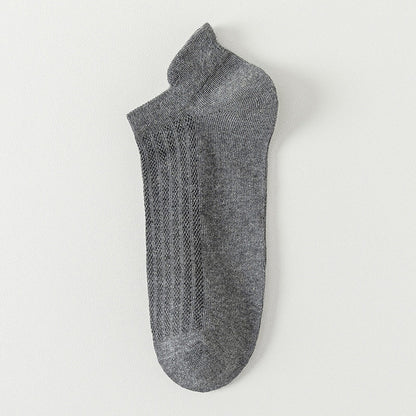 Chaussettes respirantes en maille (10 paires) - Gris foncé - EU44-50 (US10-15) - image 9