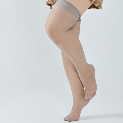 Chaussettes hautes transparentes (4 paires) - Gris - Convient aux personnes de 148 à 242 lb - image 7