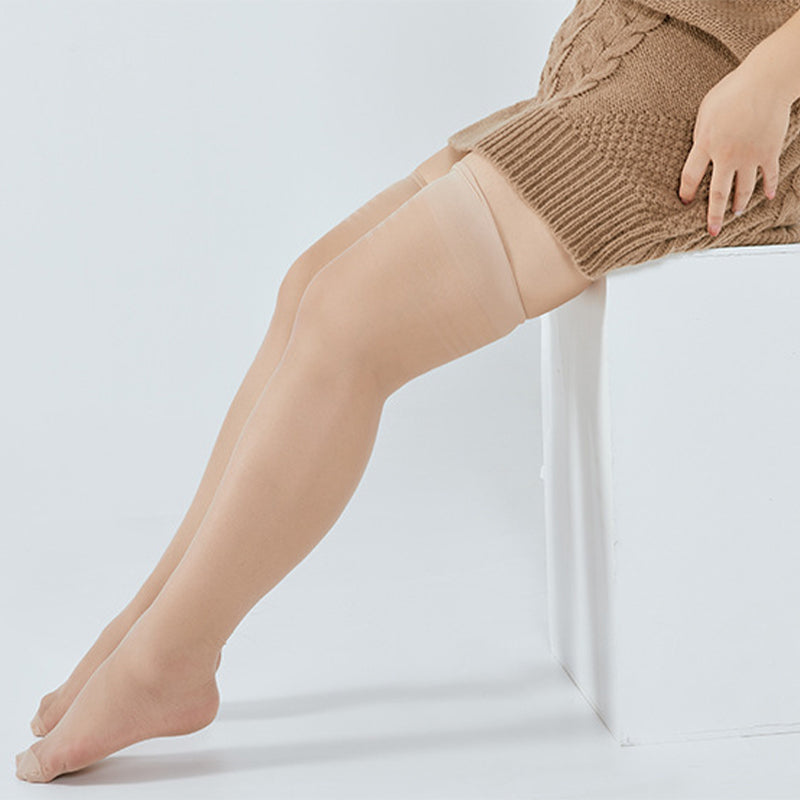 Chaussettes hautes transparentes Plusock (4 paires) - Nu - Convient aux personnes de 148 à 242 lb - image 11