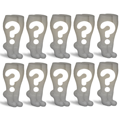 Chaussettes de compression grande taille (boîte mystère) (10 paires) - image 1