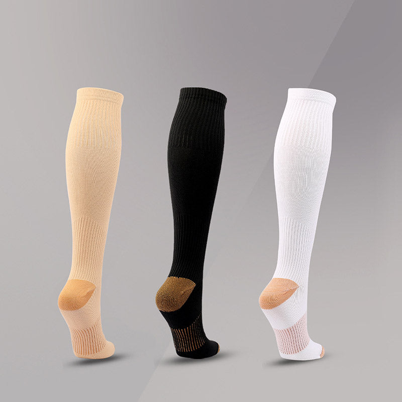 Chaussettes de compression classiques décontractées (3 paires) - image 1