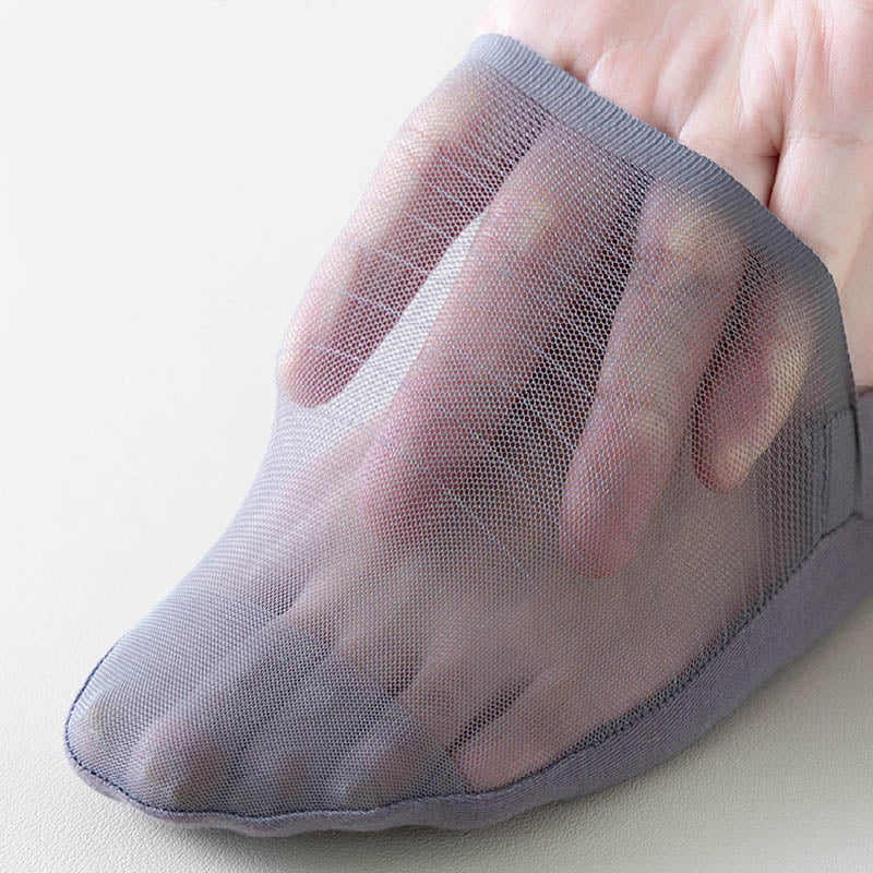 Chaussettes invisibles en soie glacée (5 paires) - image 7