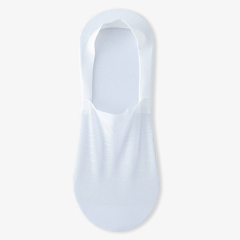 Chaussettes invisibles Plusock Ice Silk (5 paires) - Blanc - EU38-43 (US5-9) - image 13