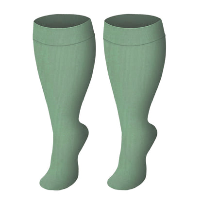 Chaussettes de compression grande taille série verte (3 paires) - Vert clair - 4XL - image 3