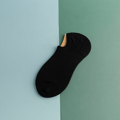 Chaussettes de cheville antidérapantes en silicone et maille (11 paires) - Noir - EU44-50 (US10-15) - image 5