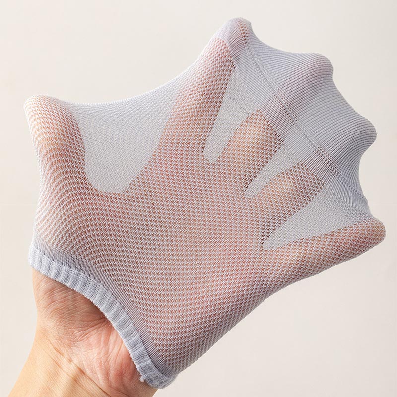 Chaussettes de cheville antidérapantes en silicone et maille (11 paires) - image 8