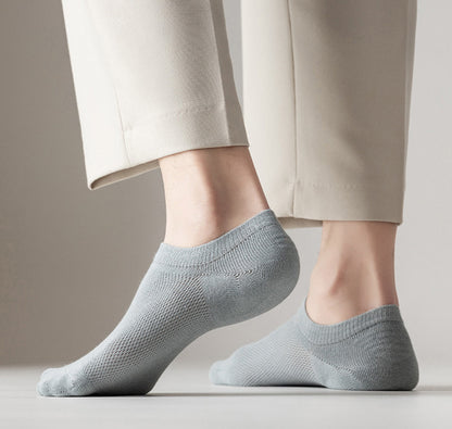 Chaussettes de cheville antidérapantes en silicone et maille (11 paires) - image 7