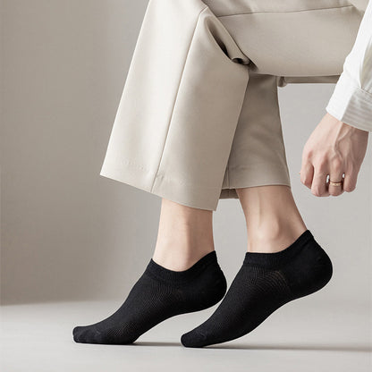 Chaussettes de cheville antidérapantes en silicone et maille (11 paires) - image 3