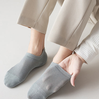 Chaussettes de cheville antidérapantes en silicone et maille (11 paires) - image 9