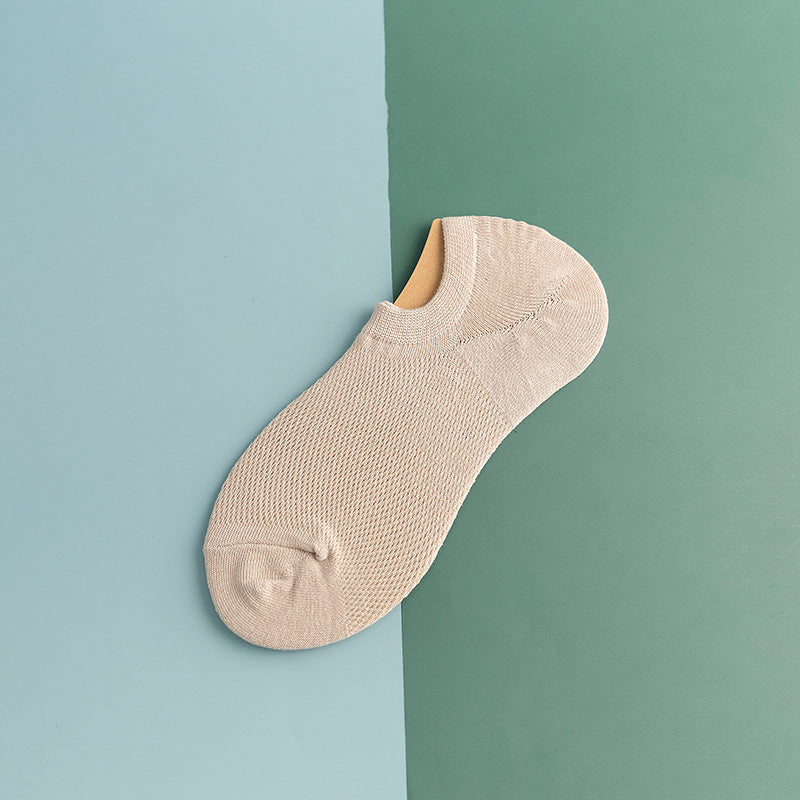 Chaussettes de cheville antidérapantes en silicone et maille (11 paires) - Nu - EU44-50 (US10-15) - image 15