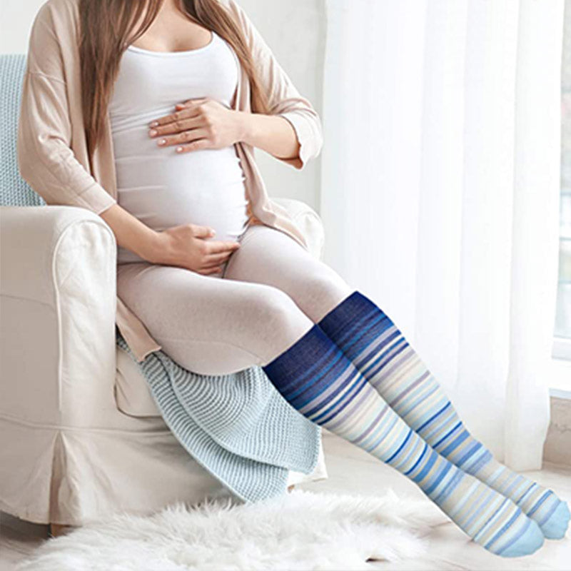 Chaussettes de compression tendance grande taille (3 paires) - image 7