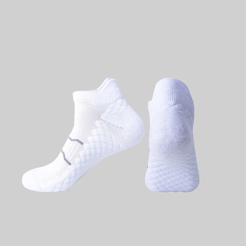 Chaussettes de compression sport à séchage rapide Plusock pour chevilles (4 paires) - Blanc - EU36-40 (US3-7) - image 3