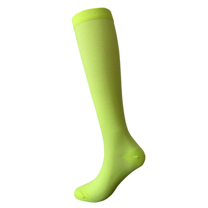 Chaussettes de compression de sport de couleur unie (3 paires)