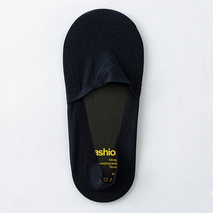 Chaussettes invisibles en silicone anti-perforation (5 paires) - Bleu marine - EU42-48 (US8.5-13) - image 6