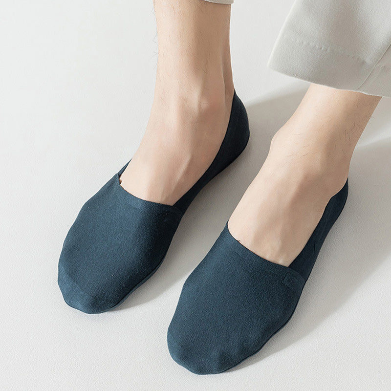 Chaussettes invisibles en silicone anti-perforation (5 paires) - image 4
