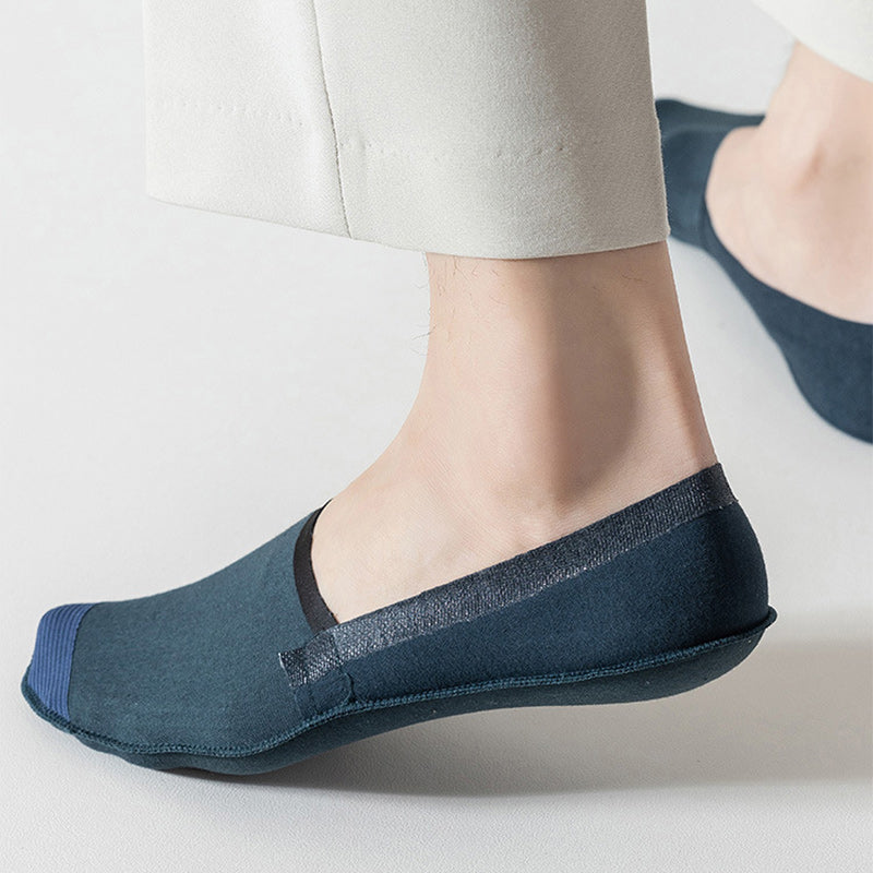 Chaussettes invisibles Plusock en silicone anti-perforation (5 paires) - image 3