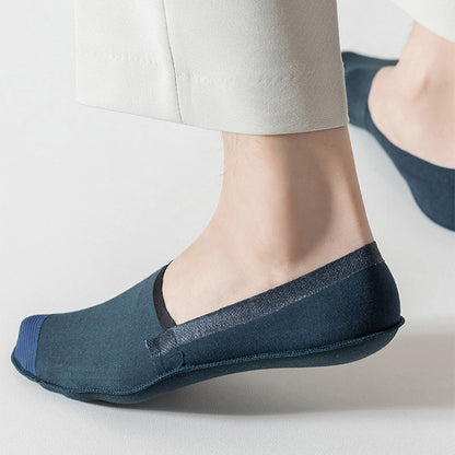 Chaussettes invisibles Plusock en silicone anti-perforation (5 paires) - image 3