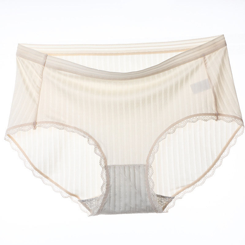 Culottes respirantes en soie glacée (paquet de 5) - Abricot - 4XL - image 2