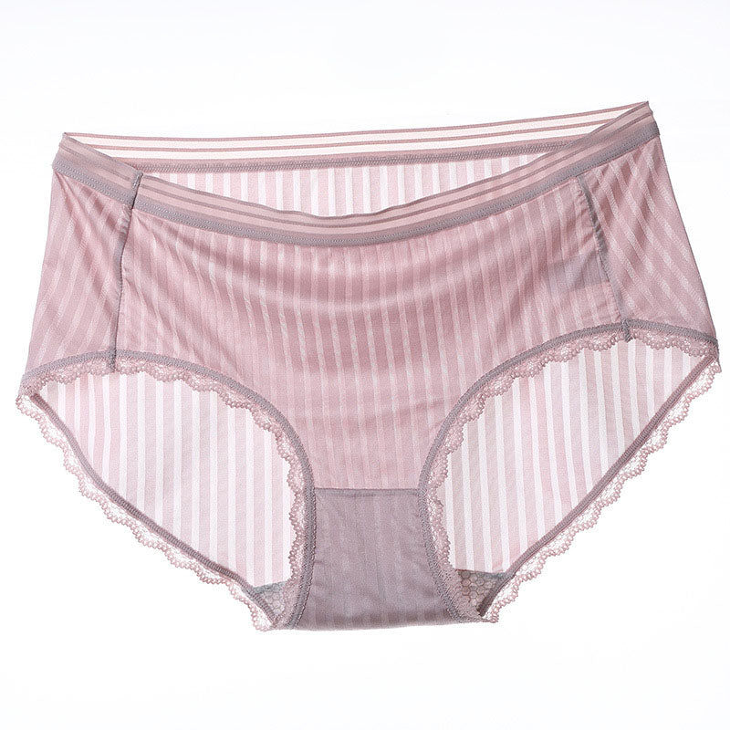 Culottes respirantes en soie glacée (paquet de 5) - Rose - 4XL - image 6