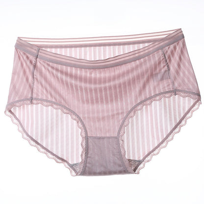 Culottes respirantes en soie glacée (paquet de 5) - Rose - 4XL - image 6