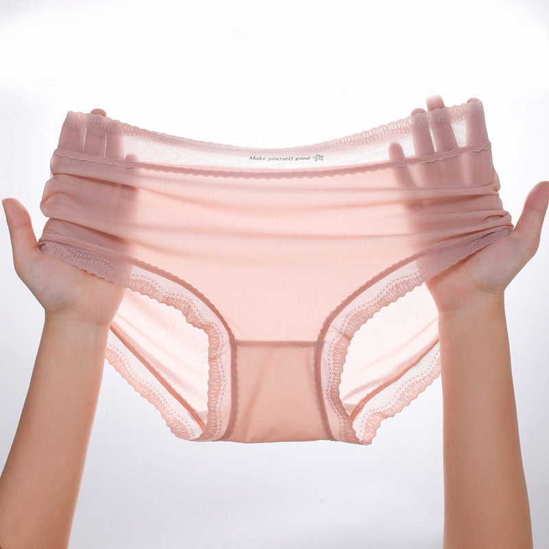 Culottes ultra fines en soie glacée grande taille (lot de 3)