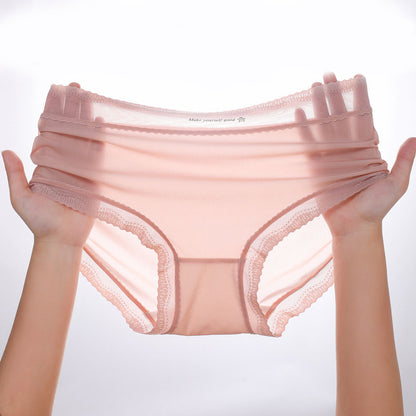 Culottes ultra fines en soie glacée grande taille (lot de 3)