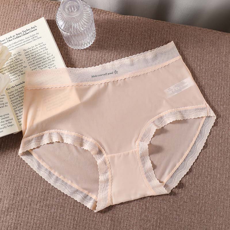 Culottes en soie glacée ultra-minces (paquet de 3) - Rose clair - 3XL - image 8