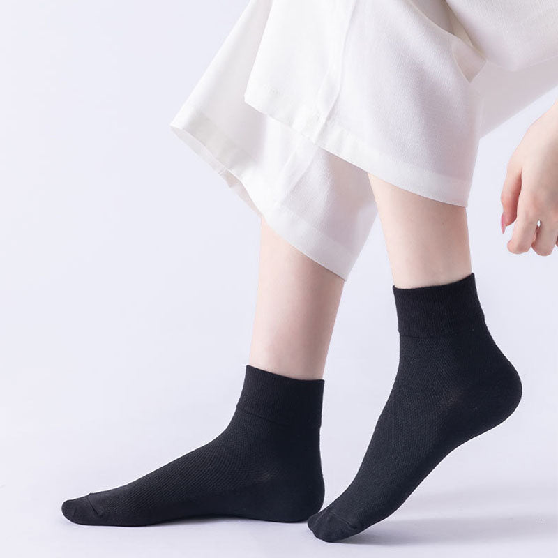 Chaussettes courtes Plusock unies, hypoallergéniques (10 paires) - image 1