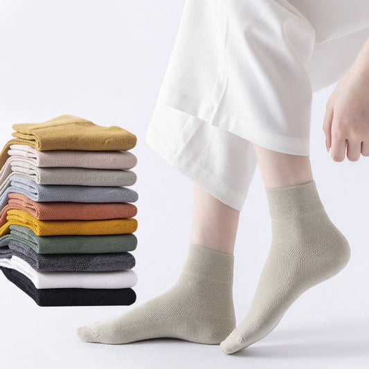 Chaussettes basses unies hypoallergéniques (10 paires) - image 0