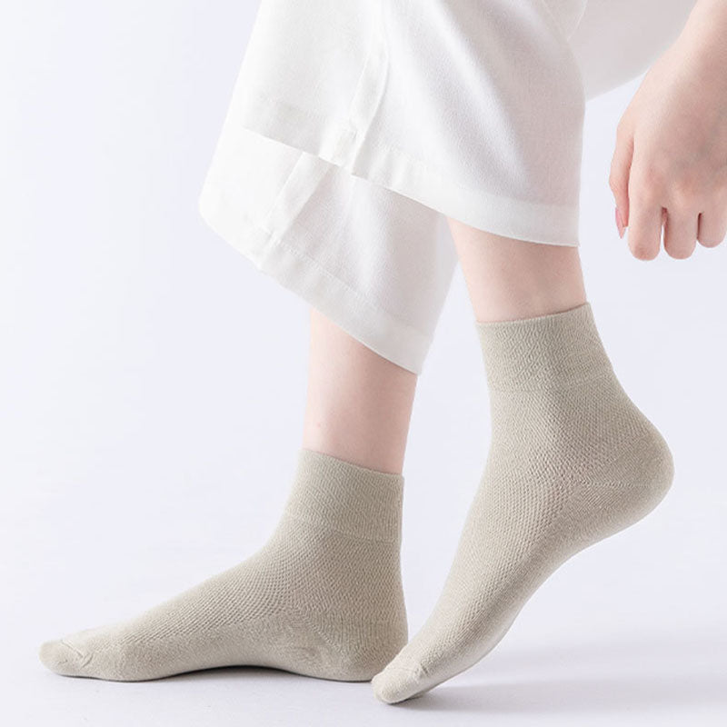 Chaussettes courtes Plusock unies, hypoallergéniques (10 paires) - image 2