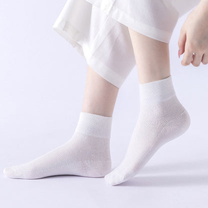 Chaussettes courtes Plusock unies, hypoallergéniques (10 paires) - image 4