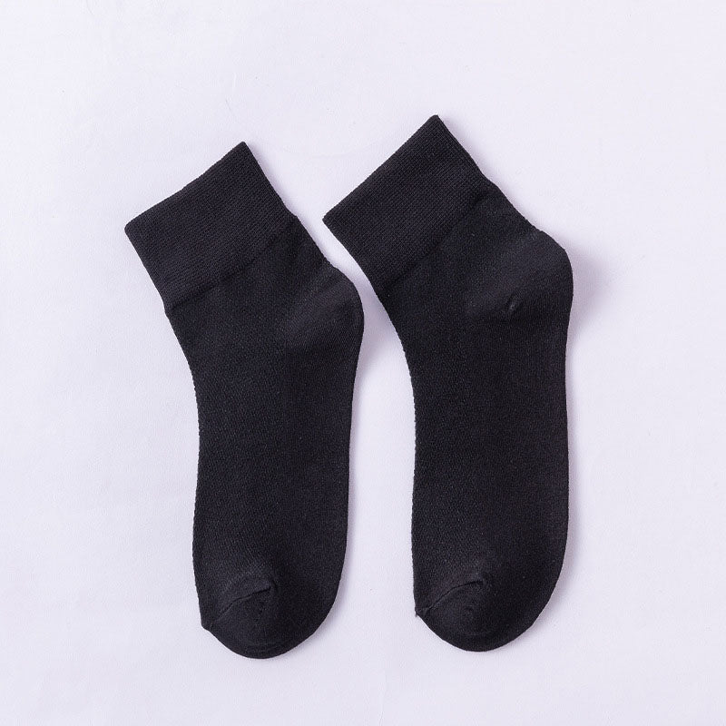 Chaussettes basses unies hypoallergéniques (10 paires) - Noir - EU36-38 (US3-5) - image 12