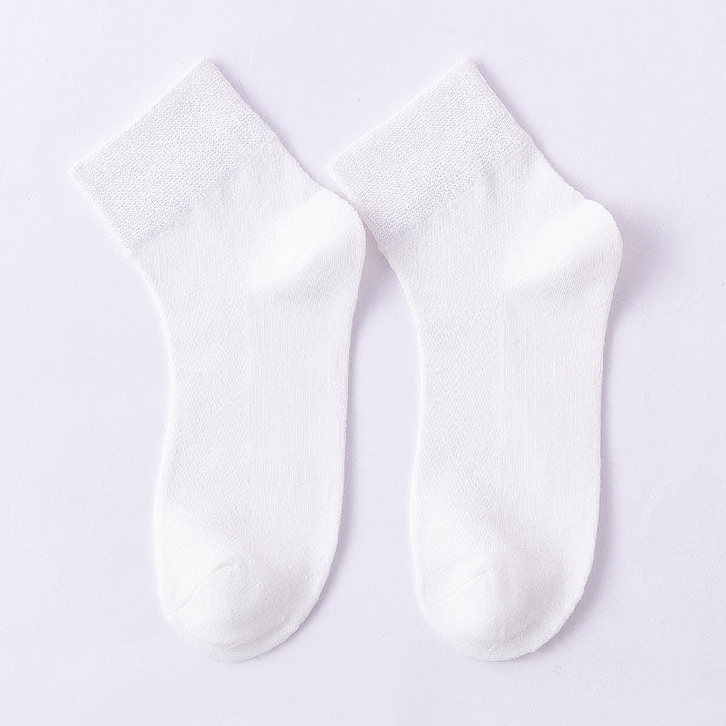 Chaussettes basses unies hypoallergéniques (10 paires) - Blanc - EU36-38 (US3-5) - image 13