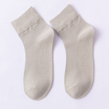 Chaussettes basses unies hypoallergéniques (10 paires) - Gris clair - EU36-38 (US3-5) - image 19