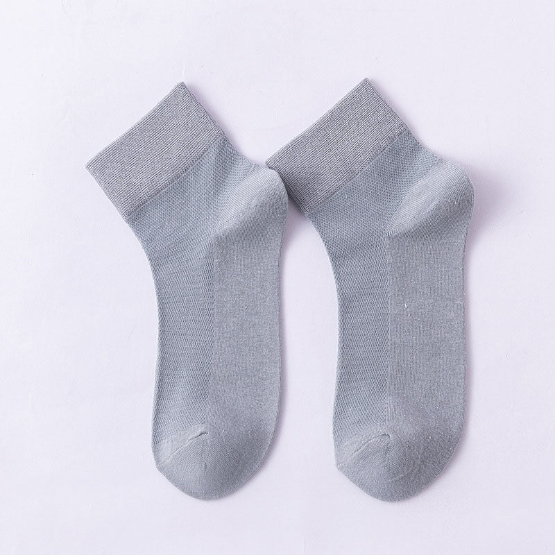 Chaussettes basses unies hypoallergéniques (10 paires) - Bleu clair - EU36-38 (US3-5) - image 16