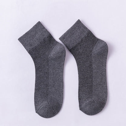 Chaussettes basses unies hypoallergéniques (10 paires) - Gris foncé - EU36-38 (US3-5) - image 18