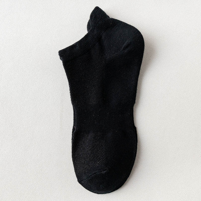 Chaussettes montantes en maille quatre saisons (10 paires) - Noir - EU36-38 (US3-5) - image 9