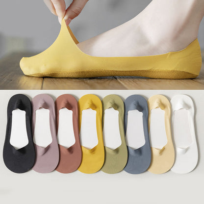 Chaussettes invisibles en tissu frais Plusock (8 paires) - image 0