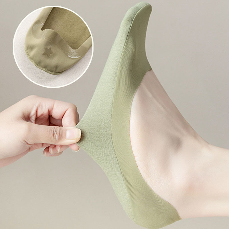 Chaussettes invisibles en tissu frais Plusock (8 paires) - image 1