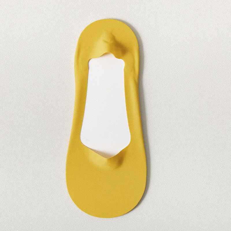 Chaussettes invisibles en tissu frais Plusock (8 paires) - Jaune - EU36-38 (US3-5) - image 18