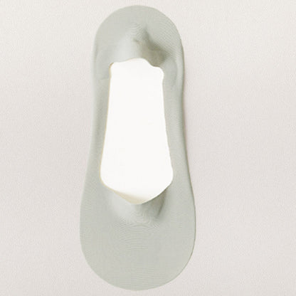 Chaussettes invisibles en tissu frais Plusock (8 paires) - Gris clair - EU36-38 (US3-5) - image 20