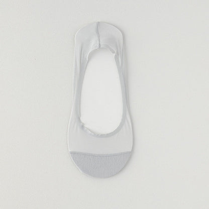 Chaussettes invisibles en maille de soie glacée (4 paires) - Gris - EU36-38 (US3-5) - image 14