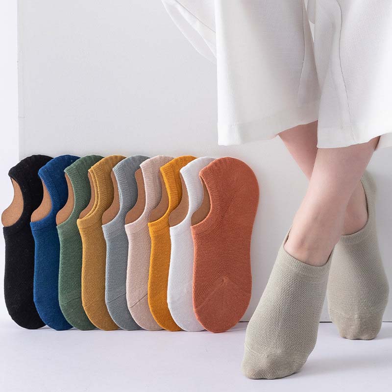 Chaussettes classiques polyvalentes à la cheville (10 paires) - Multicolore - EU36-38 (US3-5) - image 6