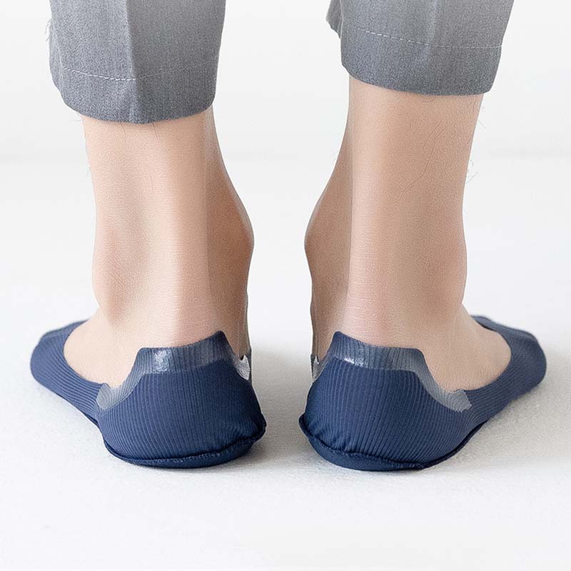 Chaussettes invisibles rayées en soie glacée Plusock (6 paires) - image 10