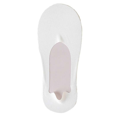 Chaussettes invisibles rayées en soie glacée Plusock (6 paires) - Blanc - EU39-46 (US6-12) - image 14