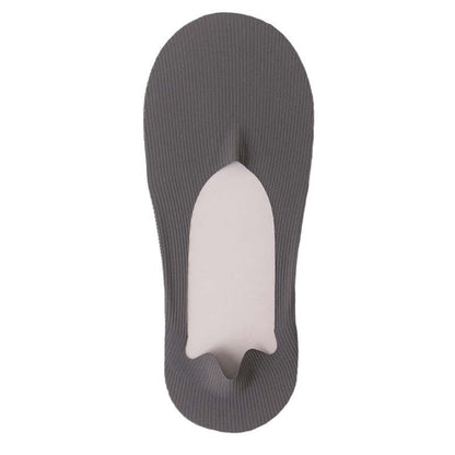 Chaussettes invisibles rayées en soie glacée (6 paires) - Gris foncé - EU39-46 (US6-12) - image 18